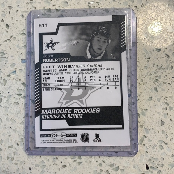 2020-2021 Jason Robertson Marquee Rookie Card - Picture 2 of 2